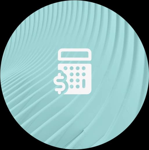 Accounting & Reporting circular icon